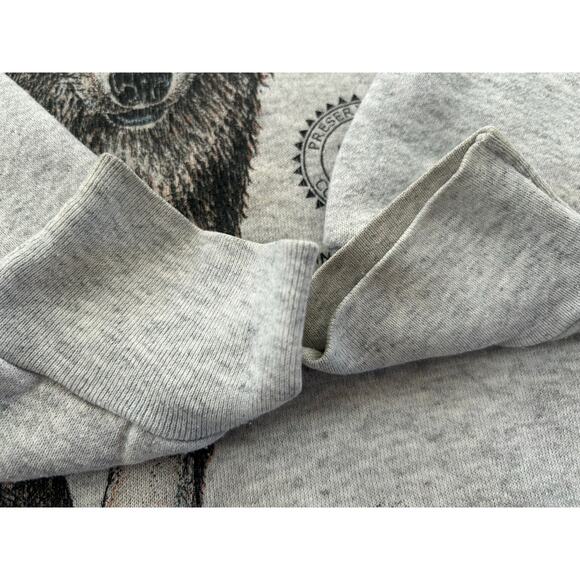 Vintage Wolf All over Print Graphic Las Vegas Extinction is Forever Grunge Large - Picture 6 of 7